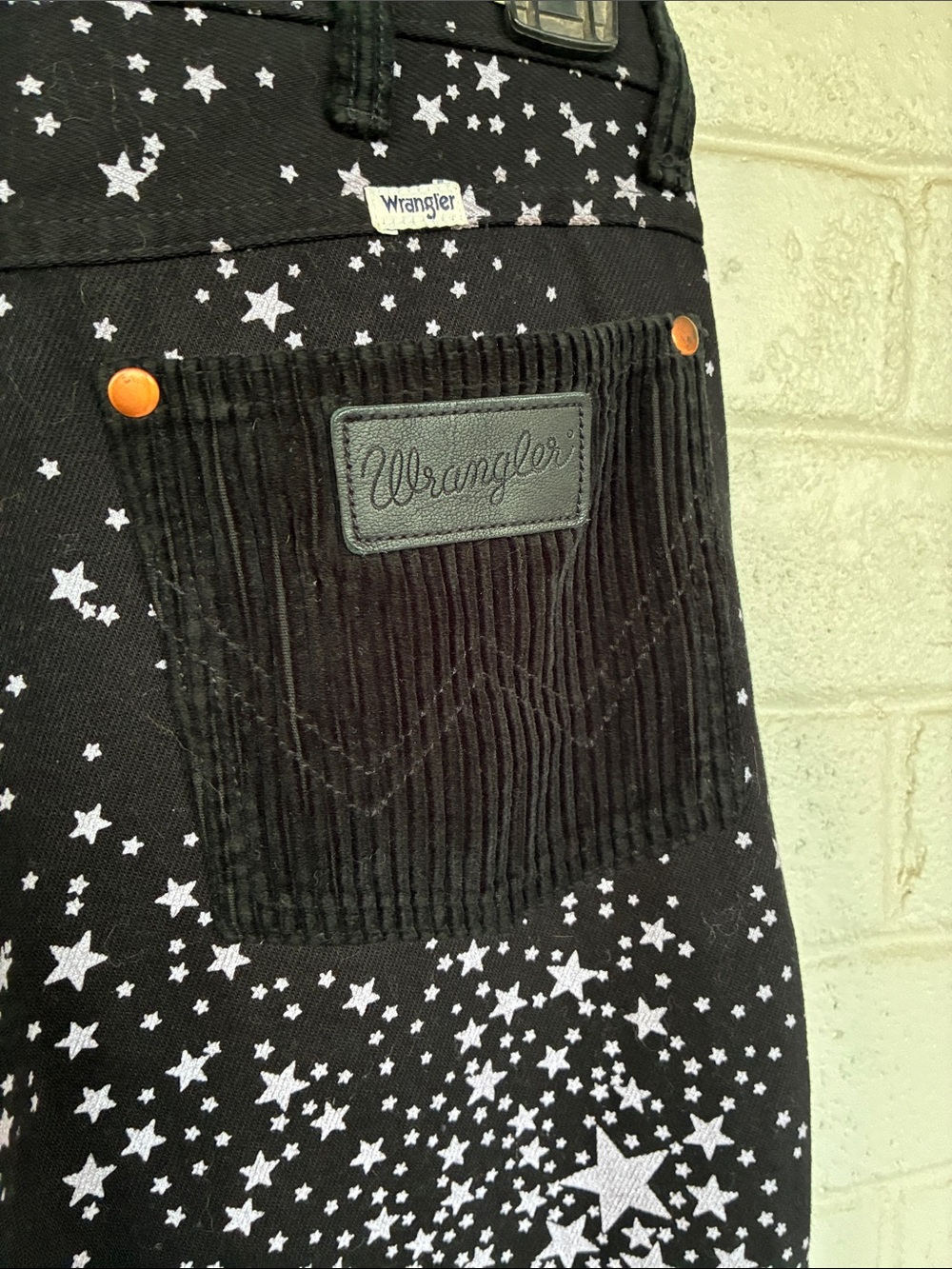NWT Wrangler Wanderer 622 Star Struck High Rise Flare Jean 25x34 - Picture 10 of 13